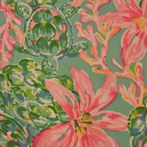 Lily Pulitzer Size Xs Womens Jace Romper Surf Blue So Shellegant Nwt Turtles - Picture 3 of 8
